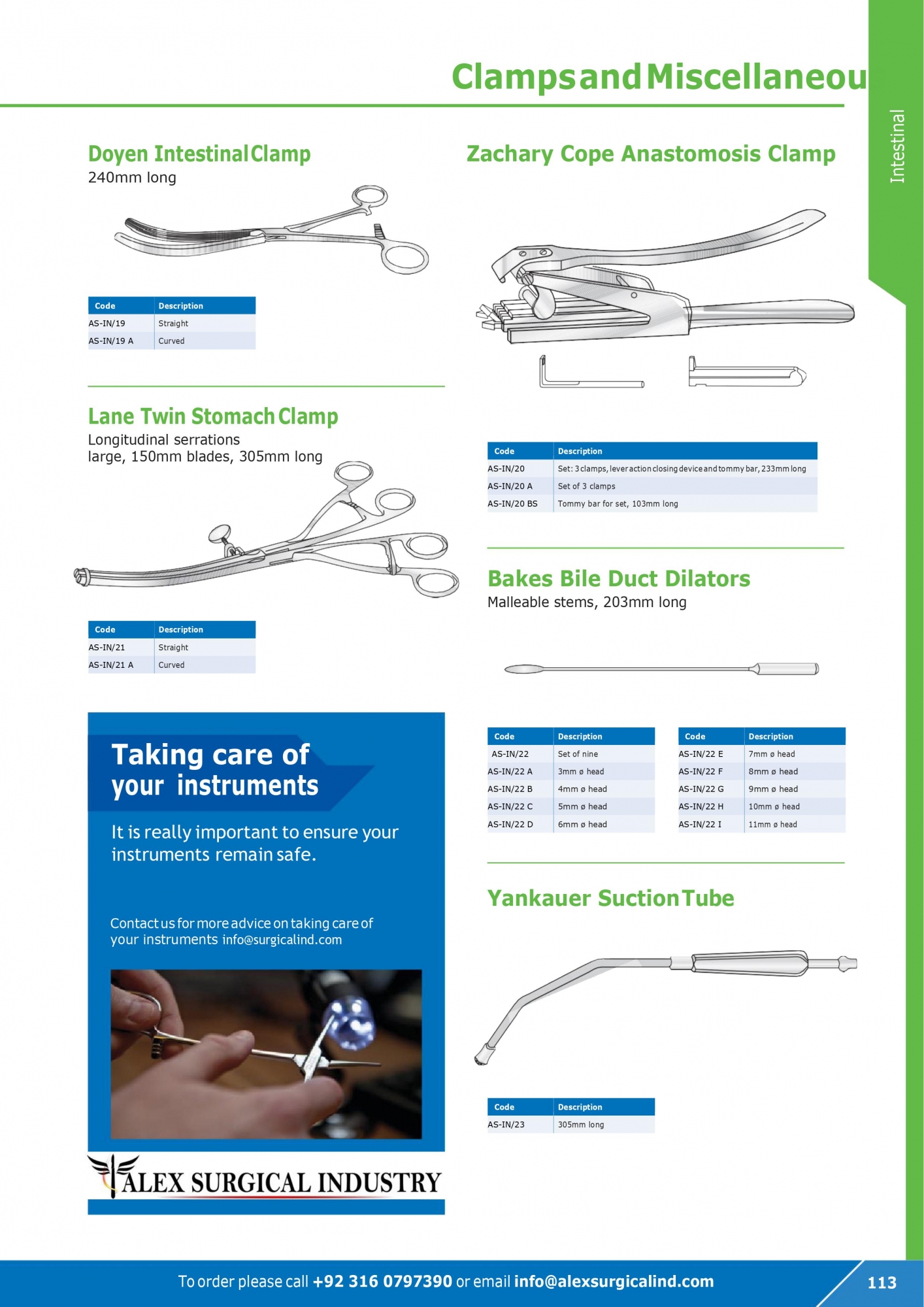 Clamps and Miscellaneous